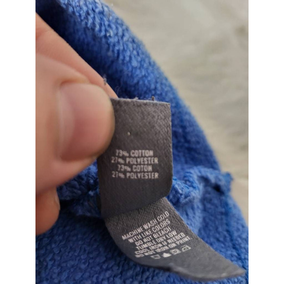 Aerie Womens Pullover Sweatshirt Blue Multicolor Stripe Long Sleeve Jewel Neck M - Picture 6 of 6